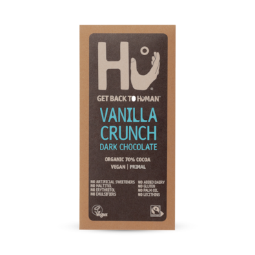 Hu Vanilla Crunch Dark Chocolate Bar 60g