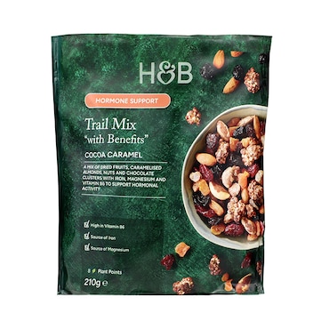 Holland & Barrett Hormone Support Cocoa Caramel Trail Mix 210g
