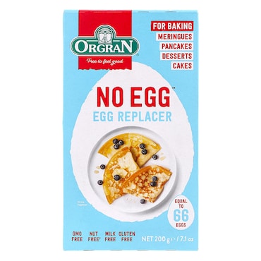 Orgran No Egg Vegan Egg Replacer 200g image 1
