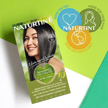 Naturtint Permanent Hair Colour 1N (Ebony Black) image 8