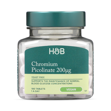 Holland & Barrett Chromium Picolinate 200ug 180 Tablets