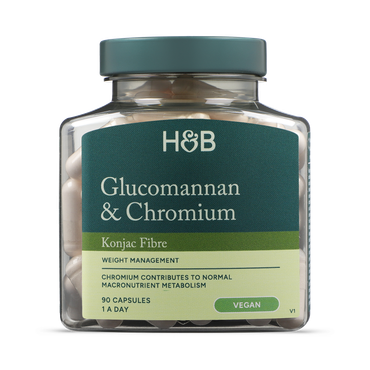 Holland & Barrett Glucomannan & Chromium 60 Capsules