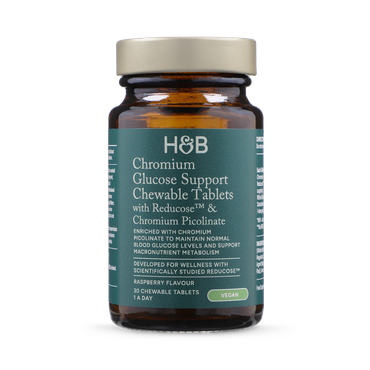 Holland & Barrett Chromium Glucose Support Chewable 30 Tablets