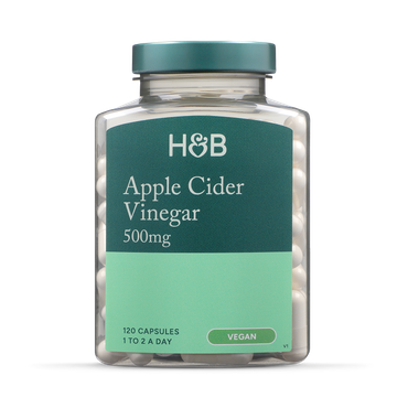 Holland & Barrett  Apple Cider Vinegar 500mg 120 Capsules