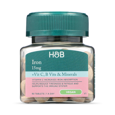 Review of Holland & Barrett Iron + B Vits, Vit C & Minerals 15mg 90 Tablets