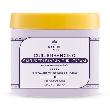 Nature Spell Curl Enhancing Salt Free Leave in Curl Cream 400ml