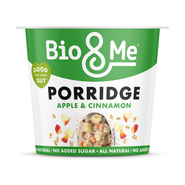 Review of Bio & Me Apple & Cinnamon Gut-Loving Oat Porridge Pot 65g