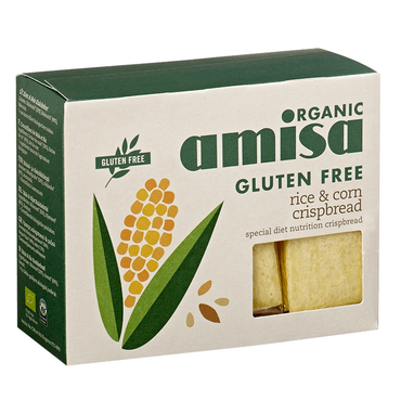 Amisa Gluten Free Organic Rice & Corn Crispbread