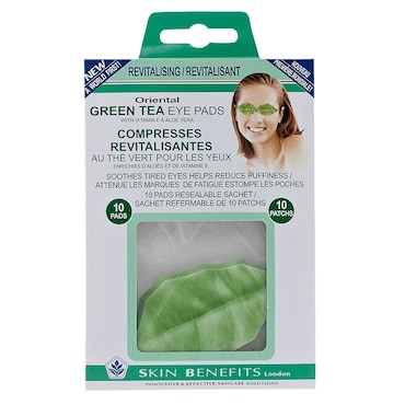 Skin Benefits Green Tea Eye Pads