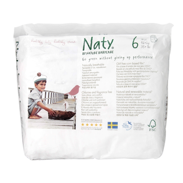 Naty By Nature Natural 18 Pull Up Pants Size 6 Extra Large