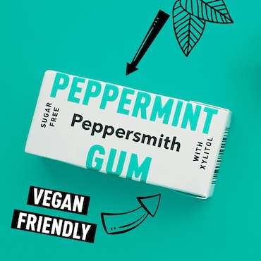 Peppersmith Sugar Free Peppermint Chewing Gum 15g image 2