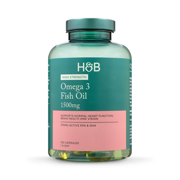 Holland & Barrett Omega 3 Fish Oil 1500mg 120 Capsules