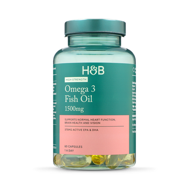 Holland & Barrett Omega 3 Fish Oil 1500mg 60 Capsules
