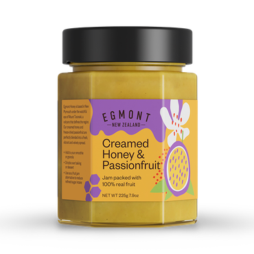 Egmont Creamed Honey & Passionfruit 225g