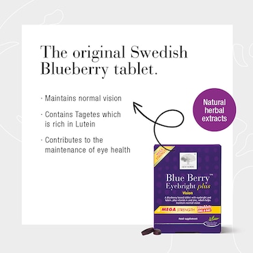 New Nordic BlueBerry Eyebright Plus One-a-Day 30 Tablets image 2