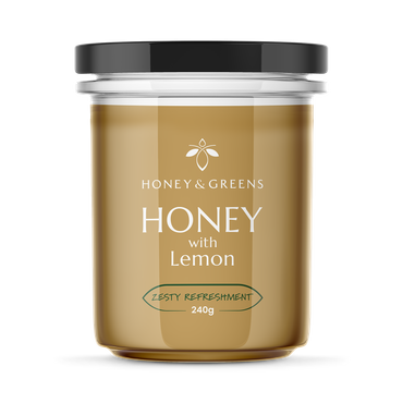 Honey & Greens British Honey with Lemon 240g