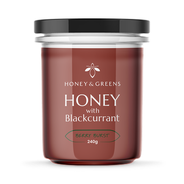 Review of Honey & Greens British Honey with Blackcurrant 240g