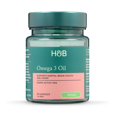 Holland & Barrett Vegan Omega 3 Oil 500mg 30 Capsules