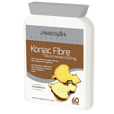 Health Spark Konjac Fibre Glucomannan 60 Capsules 500mg