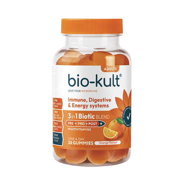 Bio-Kult 3-in-1 Biotic Blend Multivitamin for Adults Orange Flavoured 30 Gummies
