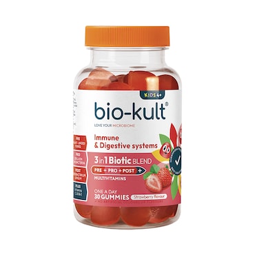 Bio-Kult 3-in-1 Biotic Blend Multivitamin for Kids Strawberry Flavoured 30 Gummies