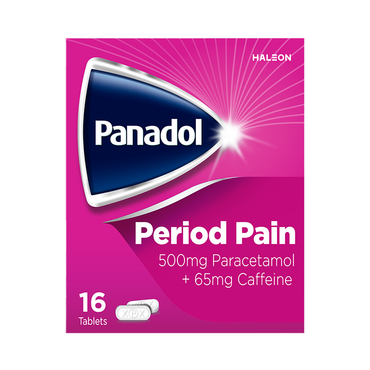 Review of Panadol Period Pain 500mg/65mg Tablets Paracetamol + Caffeine