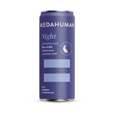 Medahuman Night Superblend Cherry & Hibiscus CBD Drink 250ml