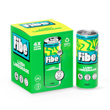 Review of Fibe Soda Lush Limeonade Drinks 4x 250ml