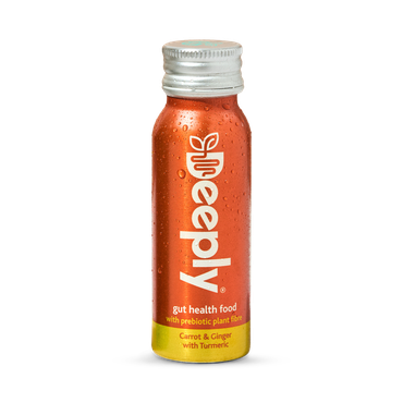 Deeply Gut Health Food With Prebiotic Plant Fibre Carrot & Ginger With Turmeric 65ml