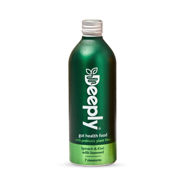 Deeply Gut Health Food With Prebiotic Plant Fibre Spinach & Kiwi With Seaweed 455ml