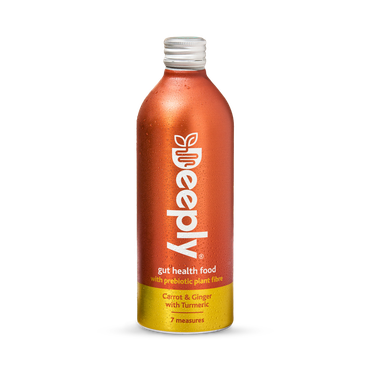 Deeply Gut Health Food With Prebiotic Plant Fibre Carrot & Ginger With Turmeric 455ml
