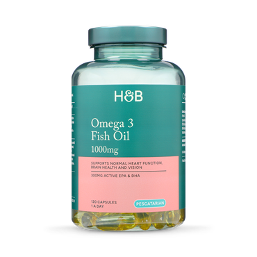 Holland & Barrett Pescatarian Omega 3 Fish Oil 1000mg 120 Capsules