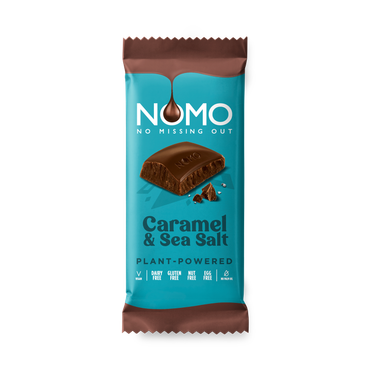 Nomo Caramel & Sea Salt Plant-Powered Bar 75g