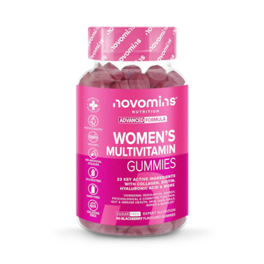 Novomins Women's Multivitamin Blackberry Flavoured 60 Gummies