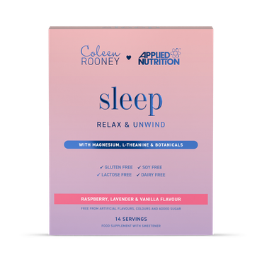 Applied Nutrition Coleen Rooney Sleep Relax and Unwind Raspberry, Lavender & Vanilla 14 x 9g Sachets