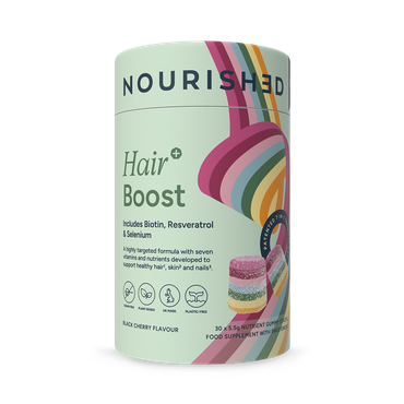 Review of Nourished Hair+ Boost Nutrient Stacks 30 Gummies