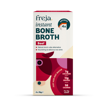 Freja Instant Bone Broth Beef 4x 15g