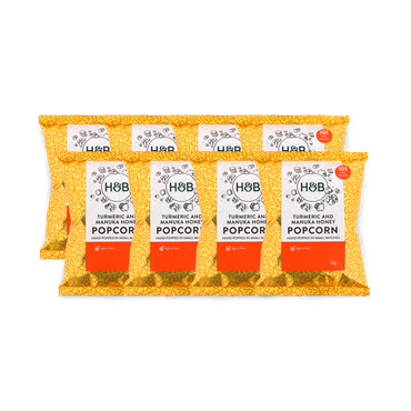Holland & Barrett Turmeric & Manuka Honey Popcorn 8x 20g