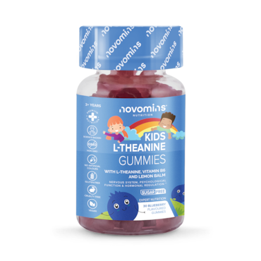 Novomins Kids L-Theanine Blueberry Flavoured 30 Gummies