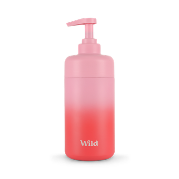 Wild Rose Ombre Refillable Body Wash Case