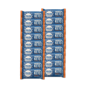 Pulsin Orange Chocolate & Peanut Keto Bar 18 x 50g