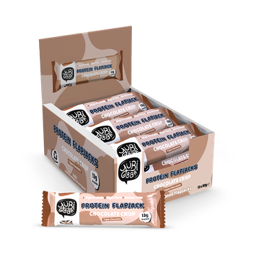 Review of YuBi Bar Chocolate Crisp Protein Flapjack Bar 12 x 50g