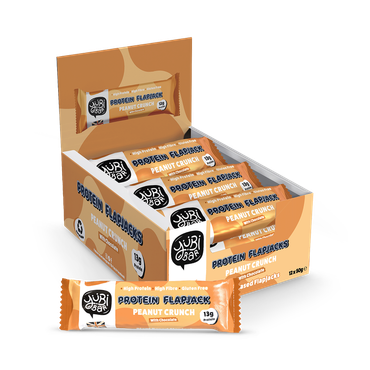 Review of YuBi Bar Peanut Crunch Protein Flapjack Bar 12 x 50g