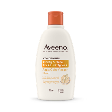 Aveeno Haircare Clarify And Shine+ Apple Cider Vinegar Conditioner 300ml