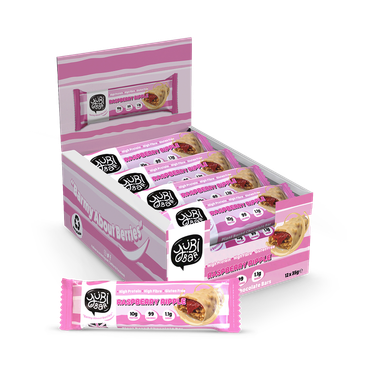Review of YuBi Bar Raspberry Ripple Protein Bar 12 x 35g