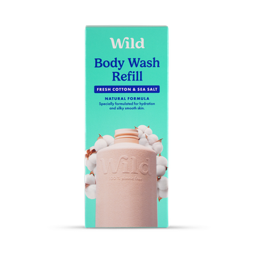 Wild Fresh Cotton & Sea Salt Body Wash Refill 300ml
