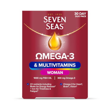 Seven Seas Omega-3 & Multivitamins Woman 30 Tablets & 30 Capsules (1 Month Supply)