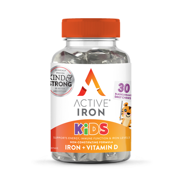 Review of Active Iron Kids Blackcurrant Flavour 30 Chewables