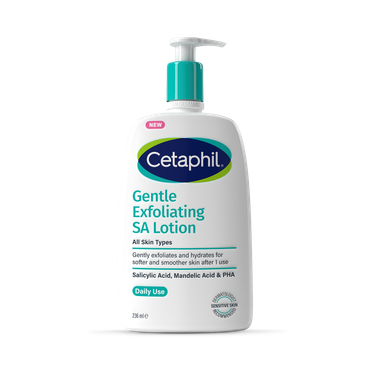 Cetaphil Gentle Exfoliating  Salicylic Acid Lotion, Moisturiser For Face & Body, 236ml