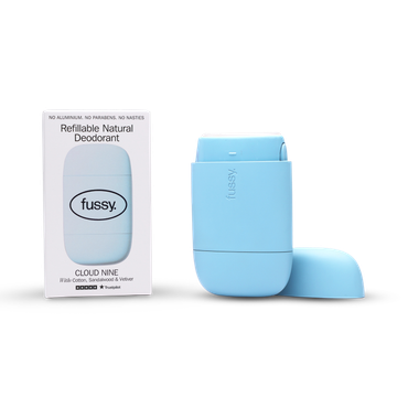 Fussy Refillable Natural Deodorant Cloud Nine Starter Pack